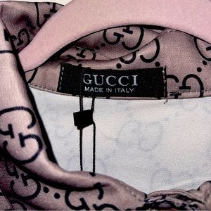 Gucci *SILK* button up romper